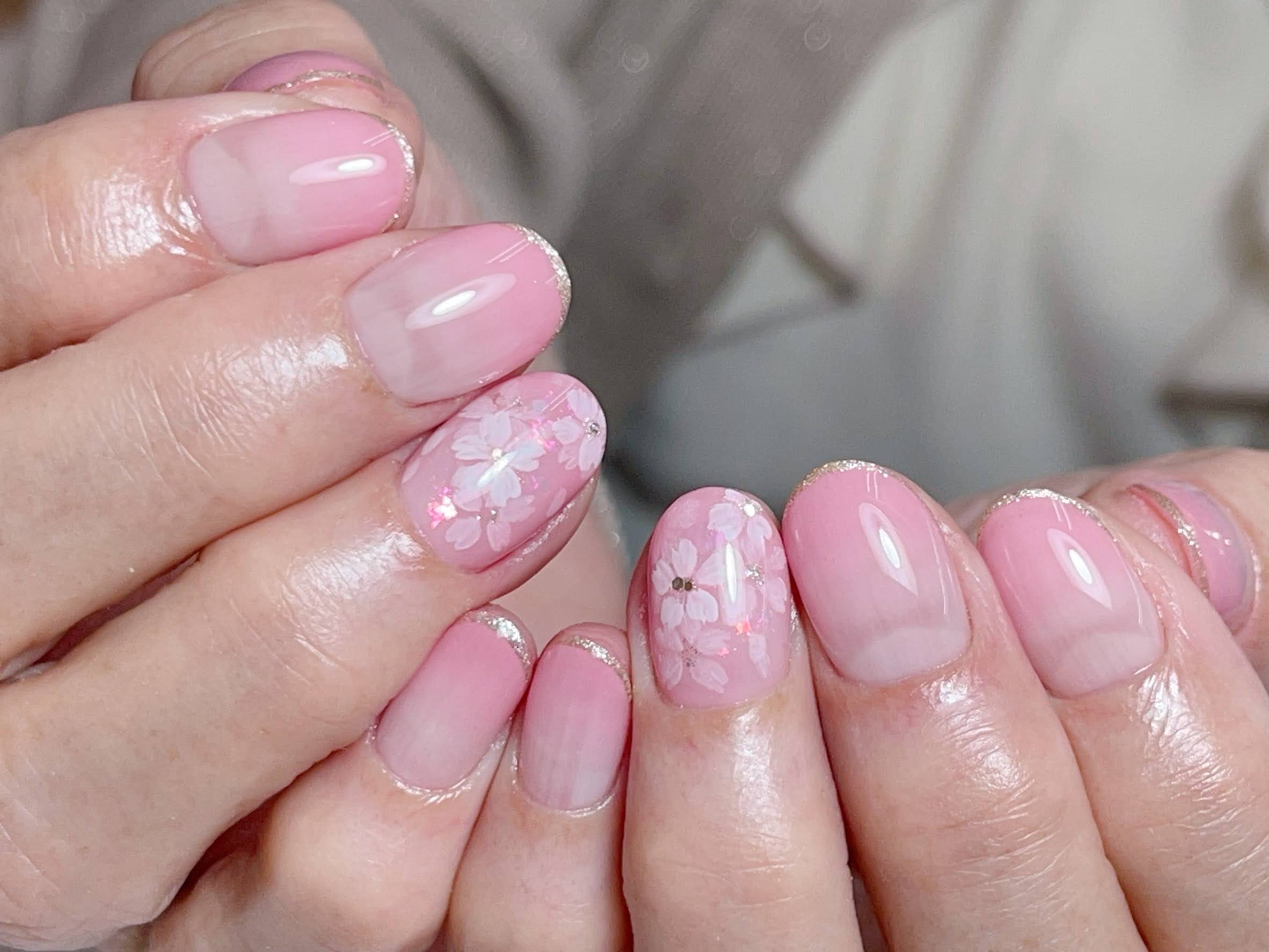 草津市 uluca nail ハンドコース ¥12,000